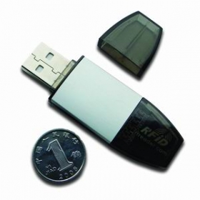ISO 14443A &ISO 15693 USBkey RFID Reader,HF USB Reader